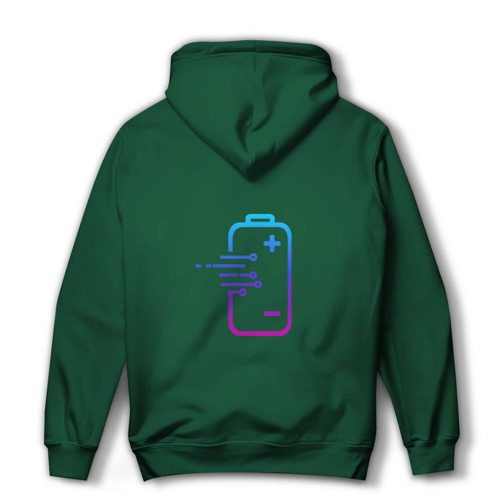 Damen Hoodie CHARGE BAR Printegy