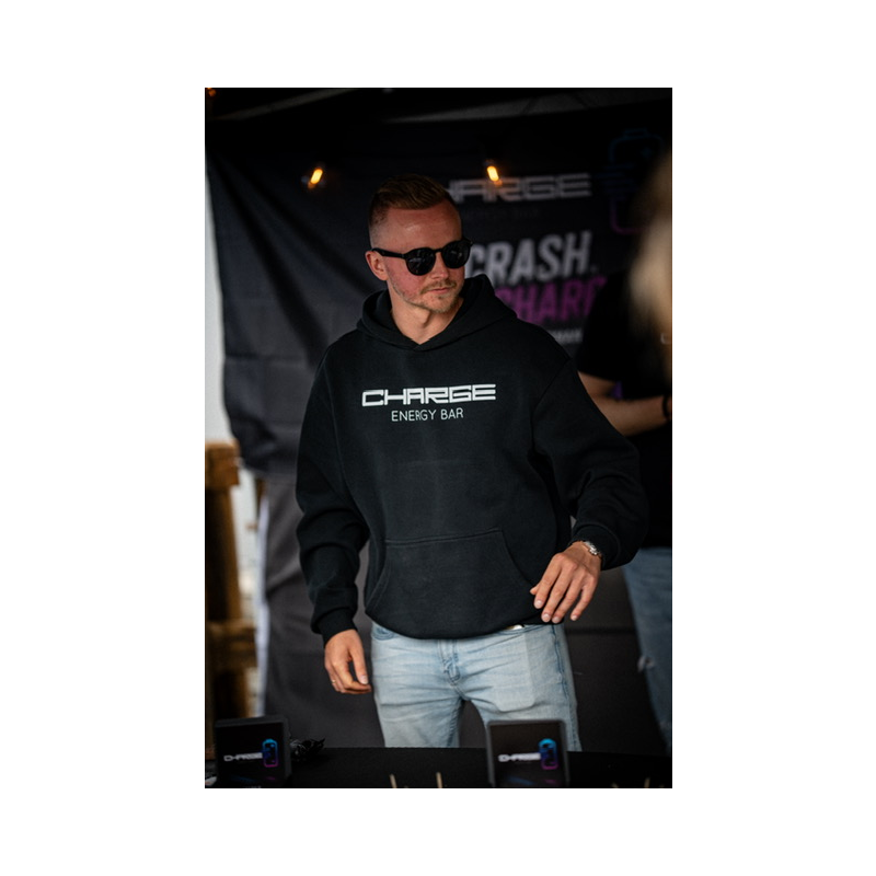 Oversize Hoodie Ohne Kordel Charge Energy Bar Printegy